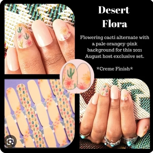 Color Street Desert Flora orange pink cream - Picture 3 of 10